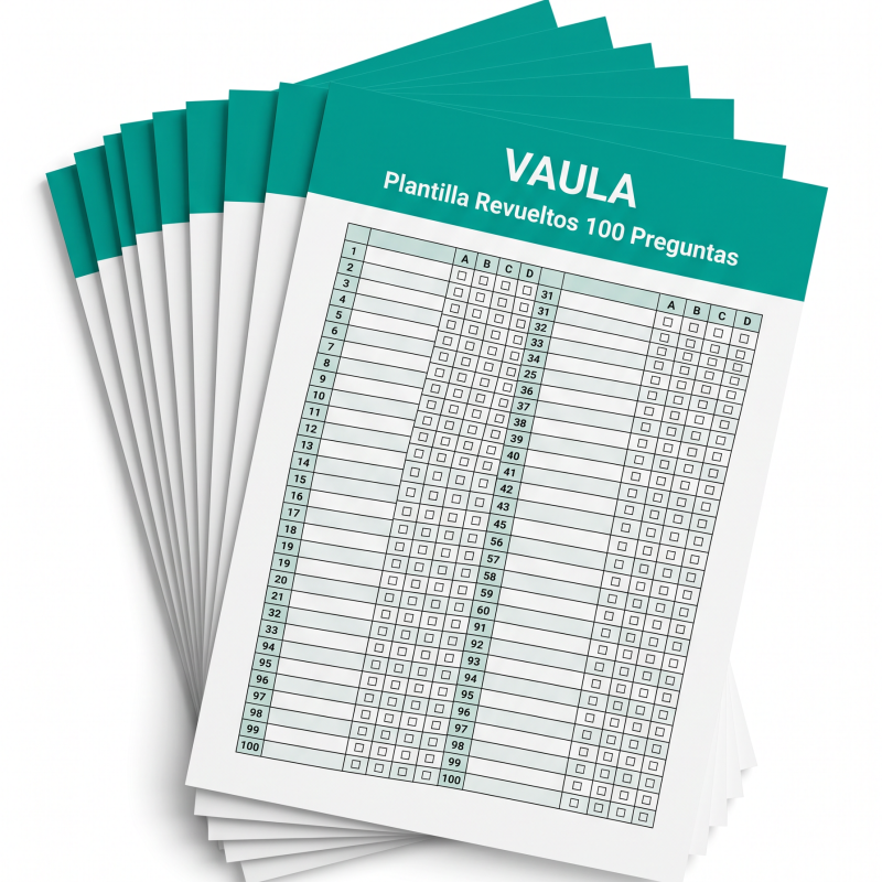 Plantilla para revueltos — 100 preguntas