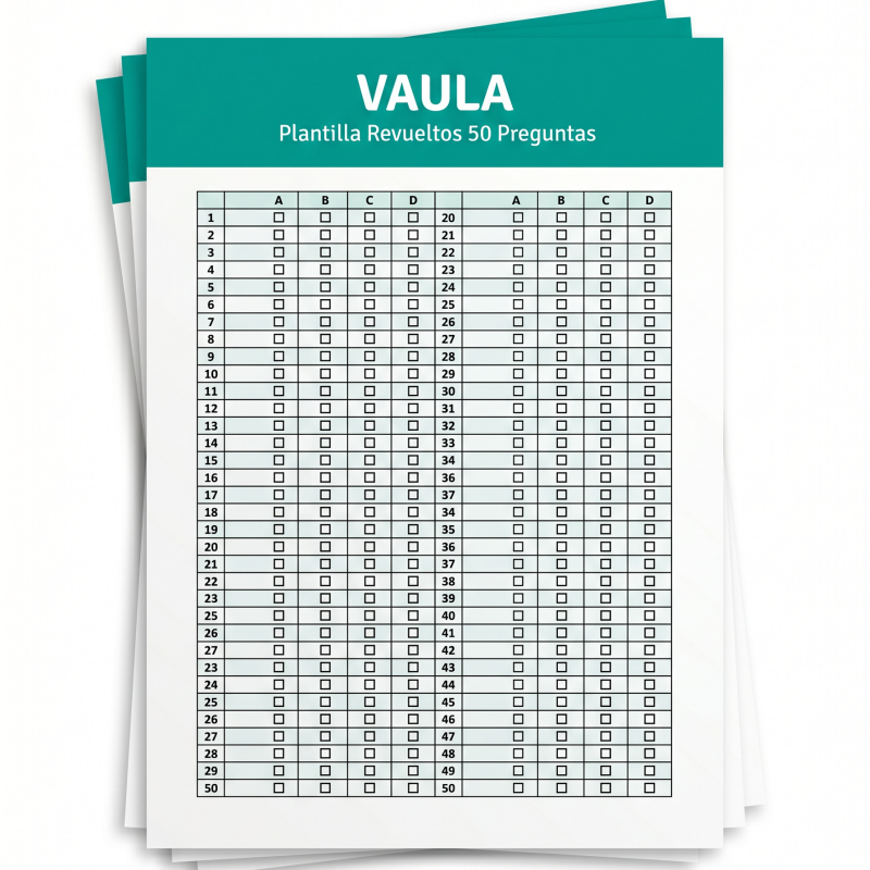 Plantilla para revueltos — 50 preguntas