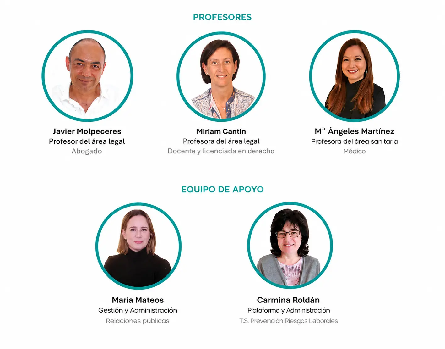 Equipo VAULA preparadores TCAE